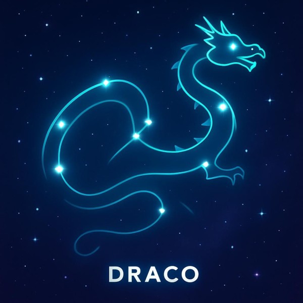 용자리(Draco) 밤하늘 이미지